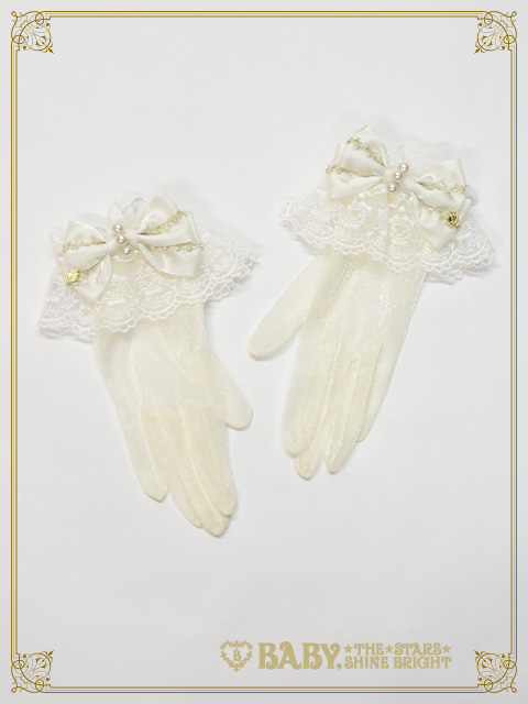 【受注商品】Mariée de Kumya❤︎ 〜Le Jardin de Fraises〜ショートグローブ