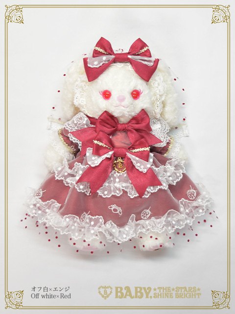 【受注商品】Mariée de Kumya❤︎ 〜Le Jardin de Fraises〜うさくみゃちゃんポシェット