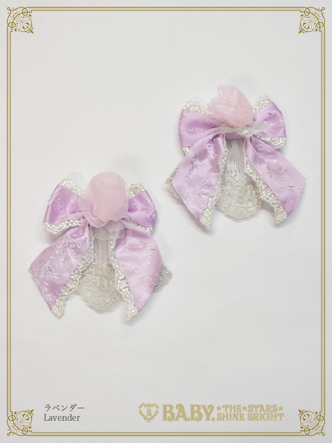 【受注商品】La Chasse aux Papillons〜蝶々を追って迷い込んだお花畑へ〜リボンコーム