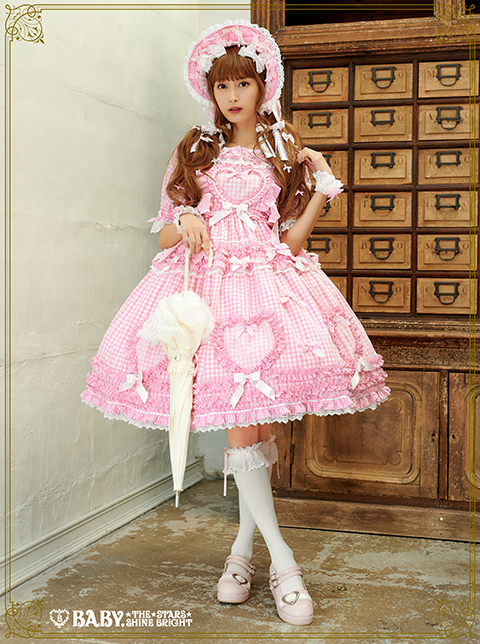 送料無料・選べる4個セット 【2点set】sweet gingham doll【新品