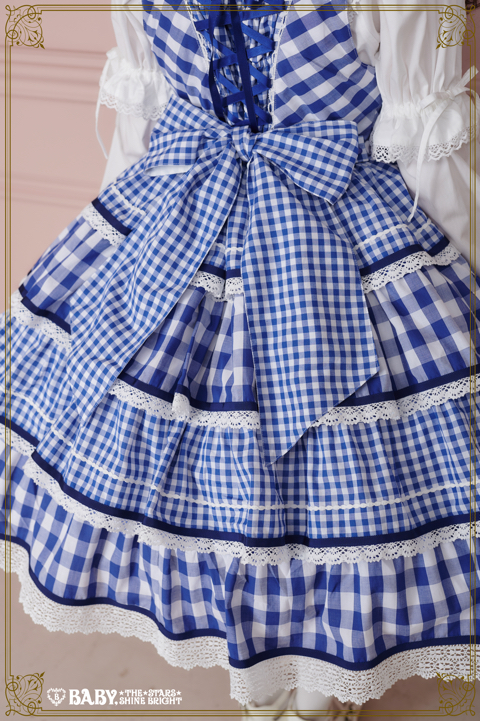 BABY,TSSB 　Milky Gingham Dollジャンパースカート