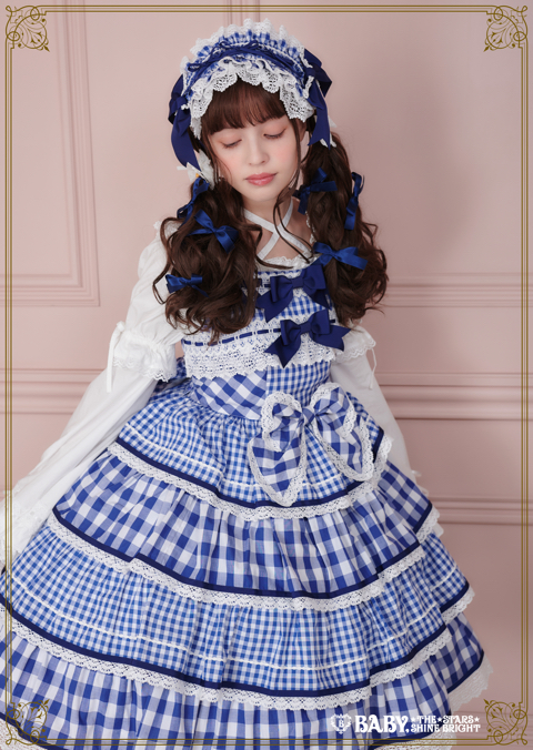 BABY,TSSB 　Milky Gingham Dollジャンパースカート