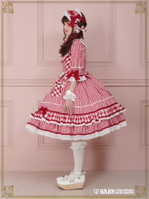 送料無料・選べる4個セット 【2点set】sweet gingham doll【新品