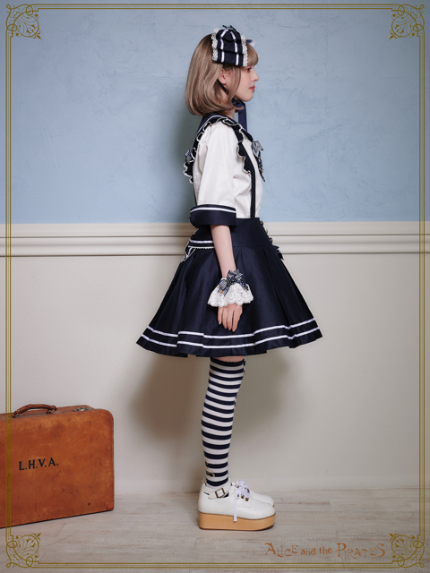 BABY the stars shinebright ストライプセーラー 紺 レディース