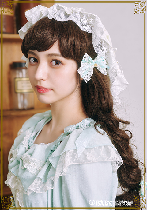 してしまう BABY,THE STARS SHINE BRIGHT - champêtre fleurieマザーボンネット BABYの通販