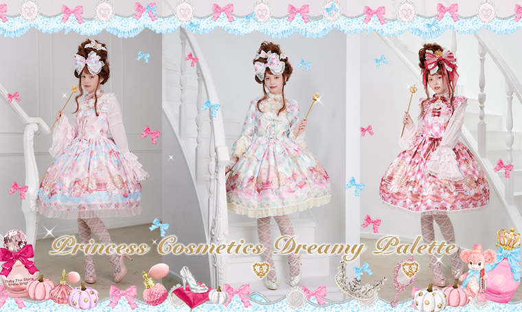 Princess Cosmetics Dreamy Palette柄ワンピース