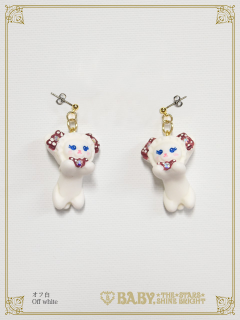 ちいさなねこくみゃちゃんピアス
