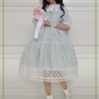 BABY仙台店・池袋店・名古屋パルコ店限定 BABY「Fluffy Flower Fairyジャンパースカート＆リボンクリップセット（ミント）」ご予約会開催決定！