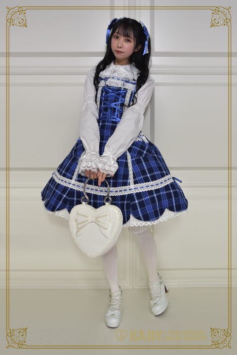 Angelic Pretty タータンチェックSKグレー