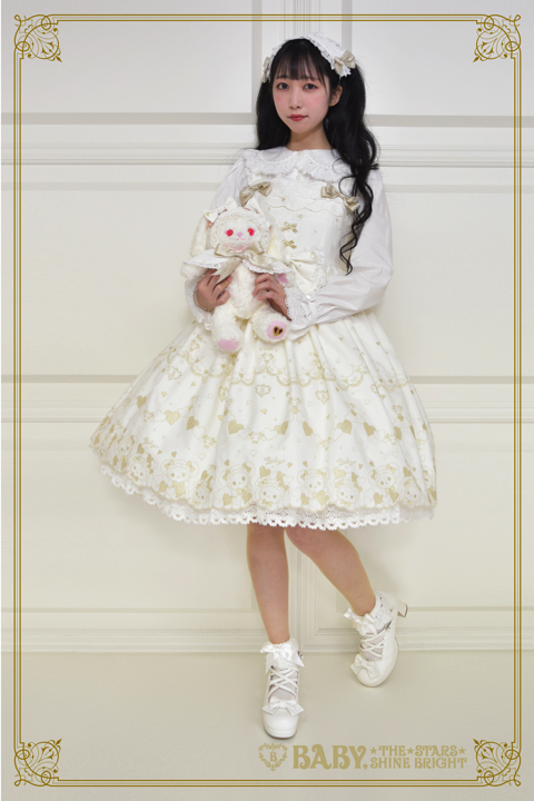 BABY くみゃちゃんのLove Heart Embroidery JSK Ⅱ