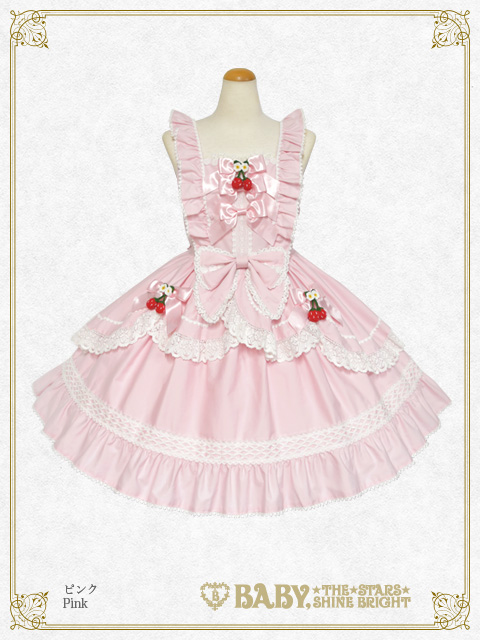 ゆらゆらいちごのStrawberry Gardenジャンパースカート