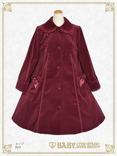 【予約/通常生産商品】別珍小公女コート
