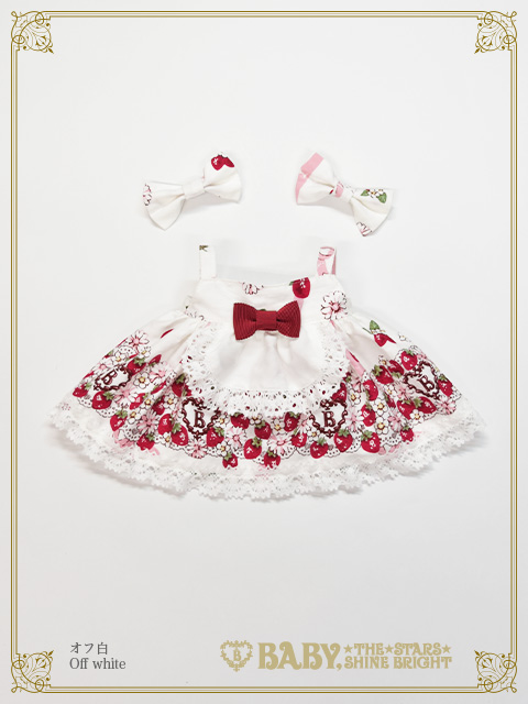 【予約】Juicy Strawberry Memory柄くみゃちゃんジャンパースカート