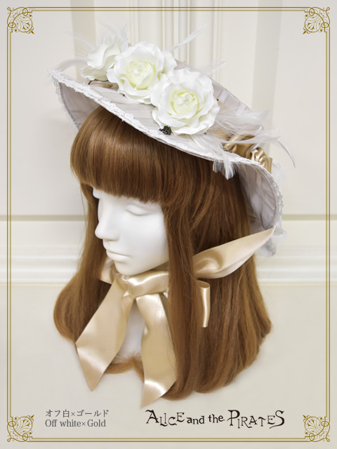 P21HA909　薔薇の淑女キャノティエハット