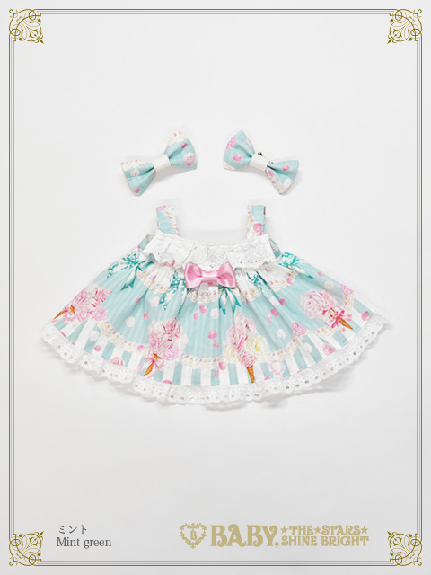【予約】Sweetheart Parfaiteria柄くみゃちゃんジャンパースカート