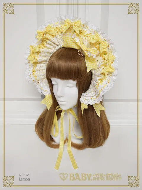 【予約】Floriana Ribbonボンネット
