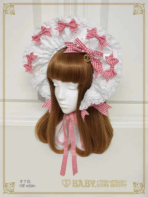 【予約】Flancesca Ribbonボンネット