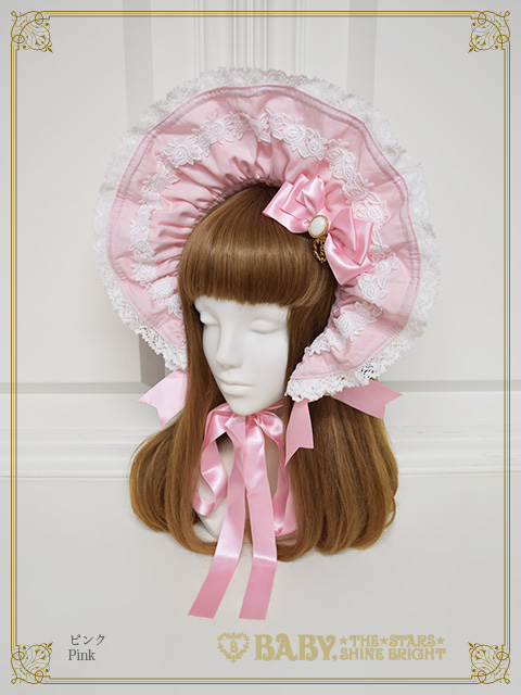 【予約】Rose Lace Rococoボンネット