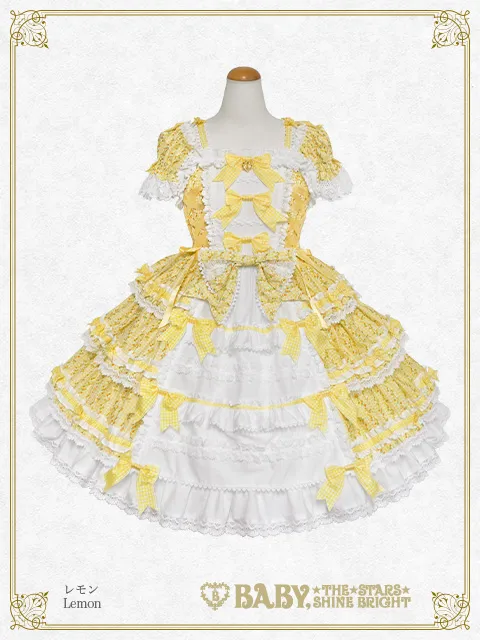 【予約】Floriana Ribbonジャンパースカート