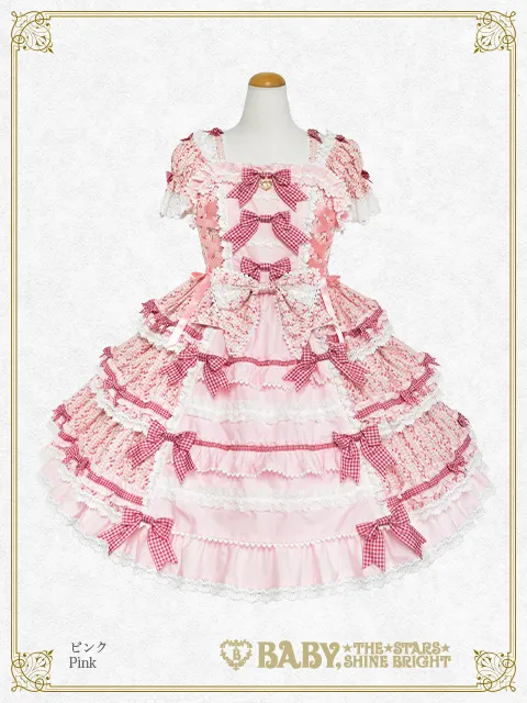 【予約】Floriana Ribbonジャンパースカート