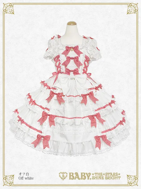 【予約】Flancesca Ribbonジャンパースカート