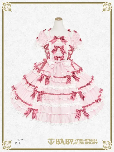 【予約】Flancesca Ribbonジャンパースカート