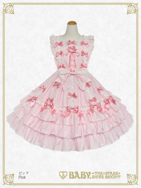 【予約】Ribbon ribbon bloomsジャンパースカート
