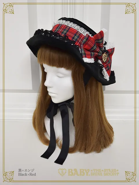【予約】Mary Stuart別珍＆タータンチェックHAT