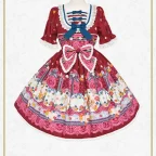 ALICE and the PIRATES原宿店限定「Pastoral Decoration Palette柄ワンピースセット」「St.Lily Wolf～狼騎士と百合の誓い～柄セット」販売のお知らせ