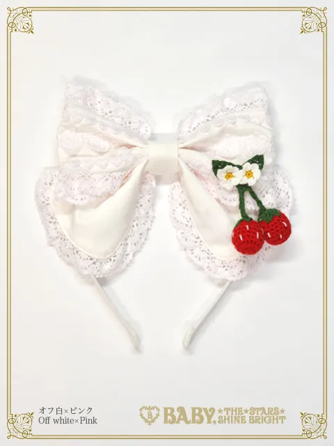 【予約】ゆらゆらいちごのStrawberry Garden カチューシャ