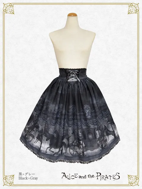 【予約】Haunted Carousel～永遠に巡る死への誘い～柄スカート