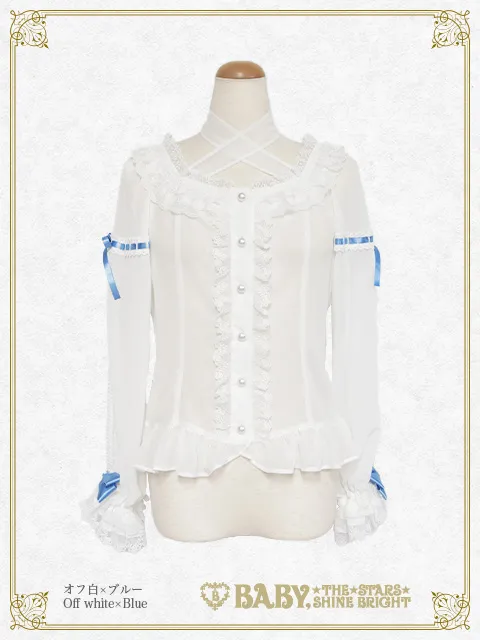 【予約】Christina Bouquet Princess シフォンブラウス