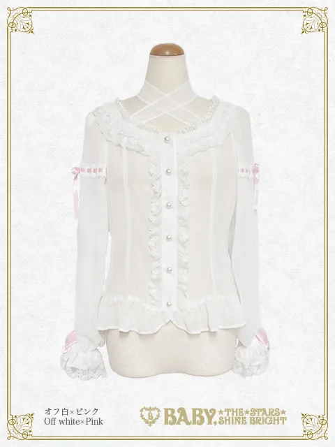 【予約】Christina Bouquet Princess シフォンブラウス