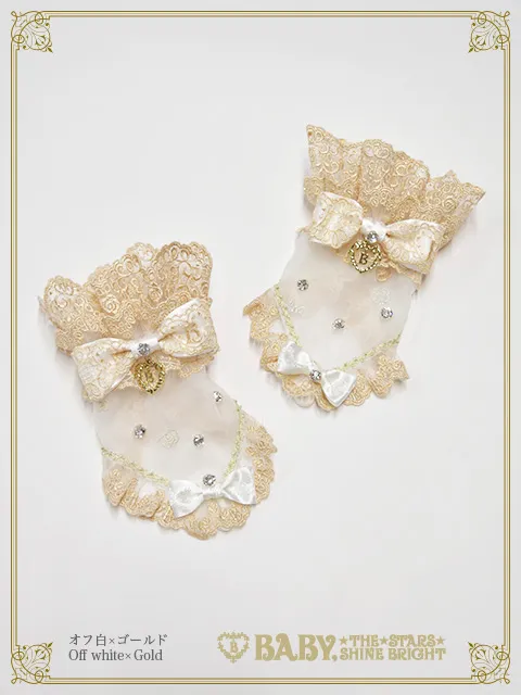 【完全受注生産】La Princesse Diadème Céleste ショートグローブ