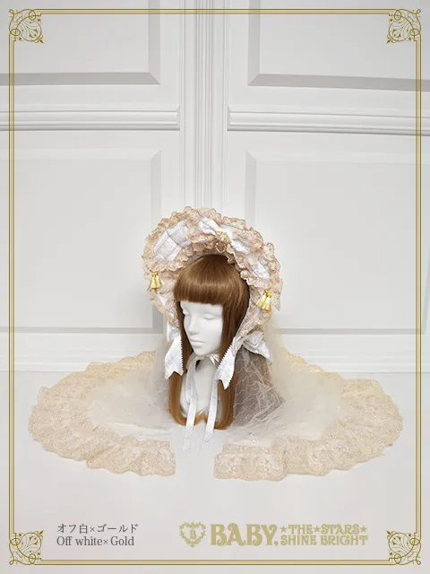 【完全受注生産】La Princesse Diadème Céleste ボンネット&ヴェール
