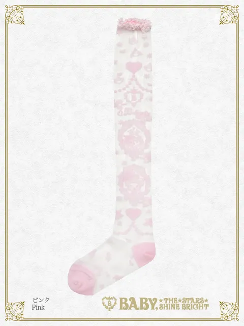 【完全受注生産】Mariée de Kumya♥〜La Princesse Éternelle〜シースルーオーバーニーソックス