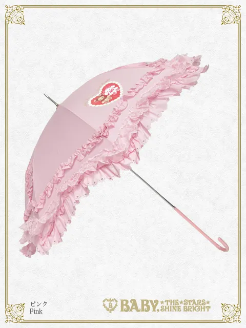 B50UM804　くみゃちゃんのSweet Baby Love Heart プリントアンブレラ