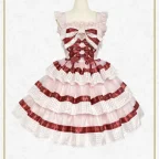 BABY福岡店「Sweet Best Wishesジャンパースカート限定色 ピンク×エンジ」抽選販売のお知らせ