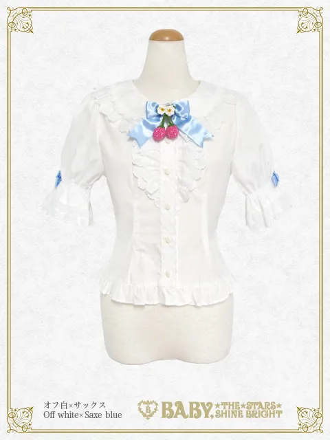 【予約】ゆらゆらいちごのHappy Berry Present ブラウス