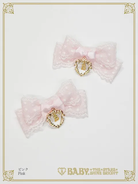 【予約】Étreinte angéline リボンクリップ