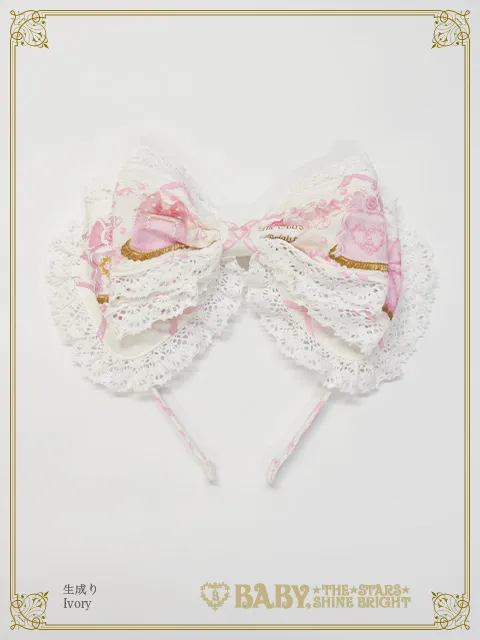 【予約】Princess Entremets～A Dream in a Sweet Castle～柄リボンカチューシャ