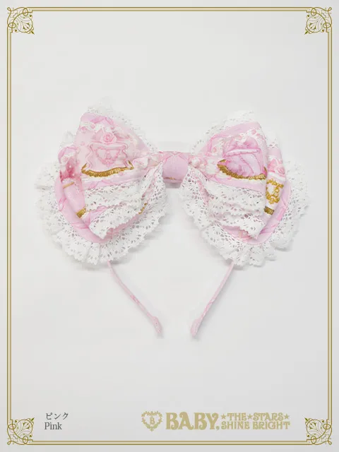 【予約】Princess Entremets～A Dream in a Sweet Castle～柄リボンカチューシャ