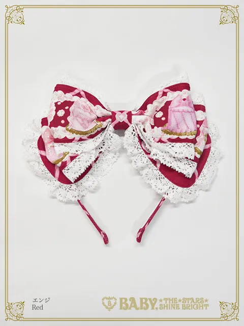 【予約】Princess Entremets～A Dream in a Sweet Castle～柄リボンカチューシャ