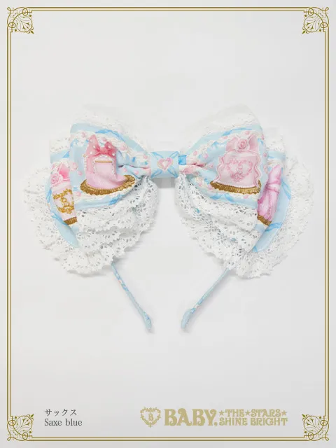 【予約】Princess Entremets～A Dream in a Sweet Castle～柄リボンカチューシャ