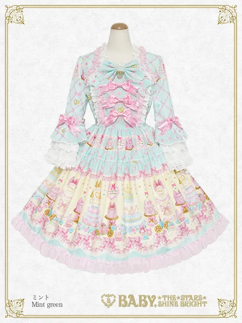 【予約】Princess Entremets～A Dream in a Sweet Castle～柄ワンピース