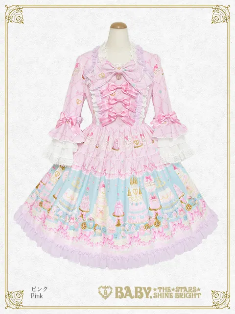 【予約】Princess Entremets～A Dream in a Sweet Castle～柄ワンピース