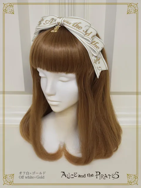 【予約】A/Pロゴリボンのまんなかリボンカチューシャ