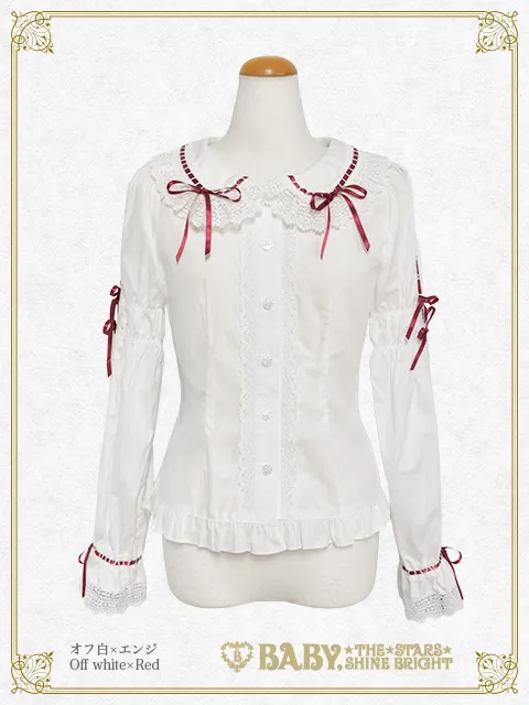 【予約】Ribbon Ribbon♡Wrapping Heart ブラウス