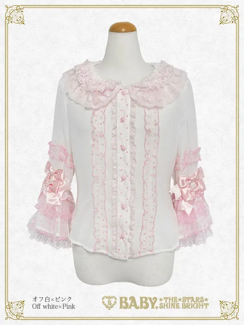Ruban♡Crème à la vanille ブラウス