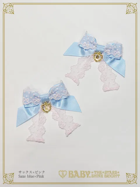 Ruban♡Crème à la vanille リボンクリップ